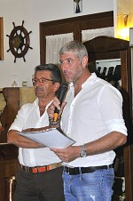 Il presidente Dal Santo (a sinistra) e il diesse Staltari (a destra) Il presidente Dal Santo (a sinistra) e il diesse Staltari (a destra)